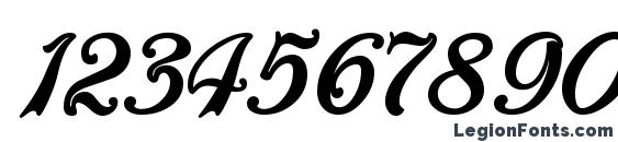 Шрифт Carrington, Шрифты для цифр и чисел