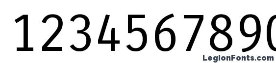 Carrois Gothic Font, Number Fonts