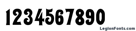 Carter Font, Number Fonts