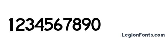 Cartographer Font, Number Fonts