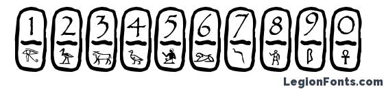 Cartouche Font, Number Fonts