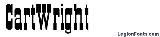 шрифт CartWright, бесплатный шрифт CartWright, предварительный просмотр шрифта CartWright