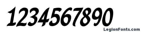 Caryn Bold Font, Number Fonts