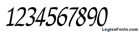 Шрифт Caryn Regular, Шрифты для цифр и чисел