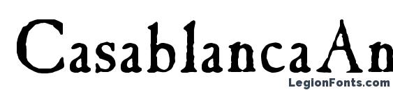 шрифт CasablancaAntique, бесплатный шрифт CasablancaAntique, предварительный просмотр шрифта CasablancaAntique
