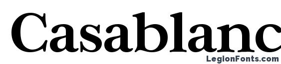 Шрифт CasablancaSerial Bold, Типографические шрифты