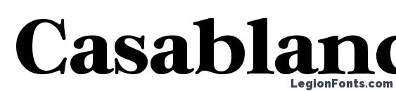 CasablancaSerial Heavy Regular Font, Cool Fonts