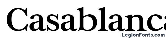 CasablancaSerial Medium Regular Font