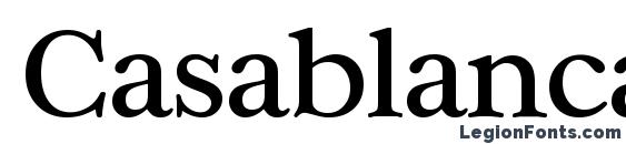 CasablancaSerial Regular Font