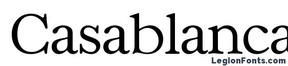 CasablancaSerial Xlight Regular Font