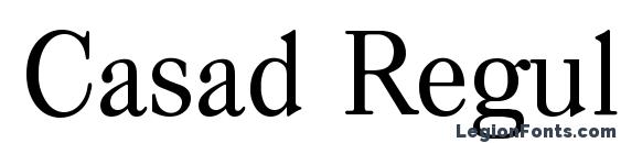 Casad Regular Font