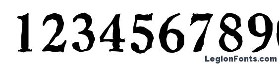 CasadAntique Bold Font, Number Fonts