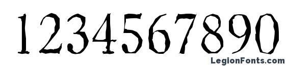 CasadAntique Light Regular Font, Number Fonts
