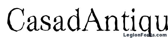 CasadAntique Light Regular Font