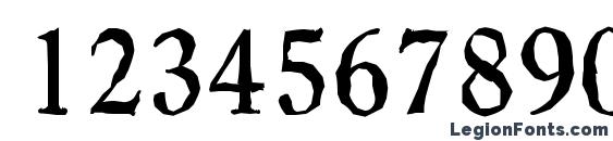 CasadAntique Medium Regular Font, Number Fonts