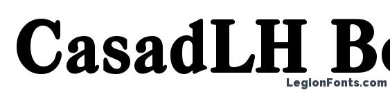 CasadLH Bold Font