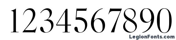CasadLH Regular Font, Number Fonts