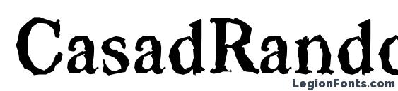 CasadRandom Bold Font, Serif Fonts