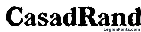 CasadRandom Heavy Regular Font