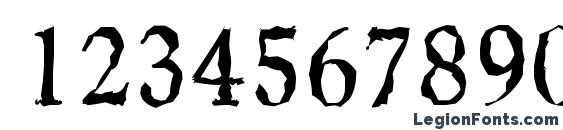 CasadRandom Medium Regular Font, Number Fonts