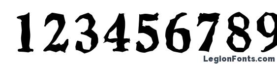 CasadRandom Xbold Regular Font, Number Fonts