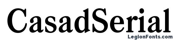 CasadSerial Bold Font