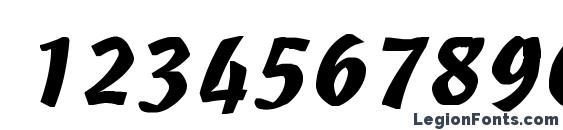 Cascade Light Bold Font, Number Fonts