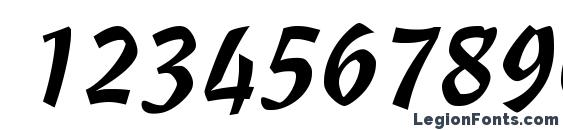 Cascade Script LT Font, Number Fonts