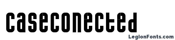 Caseconected font, free Caseconected font, preview Caseconected font