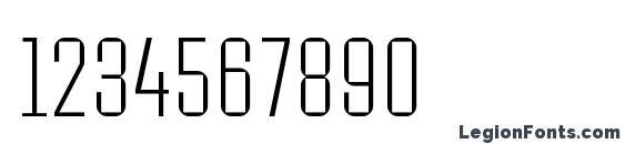 CaseStudyNoOne LT Light Font, Number Fonts