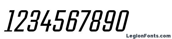 CaseStudyNoOne LT Medium Italic Font, Number Fonts