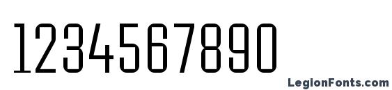 CaseStudyNoOne LT Regular Font, Number Fonts