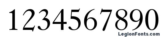 Caslon 540 BT Font, Number Fonts