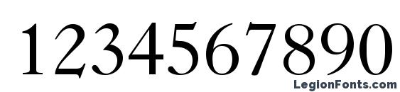 Caslon 540 LT Roman Font, Number Fonts