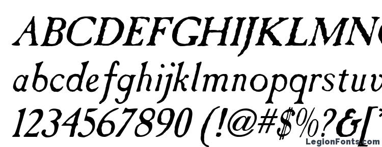 glyphs Caslon Antique Italic font, сharacters Caslon Antique Italic font, symbols Caslon Antique Italic font, character map Caslon Antique Italic font, preview Caslon Antique Italic font, abc Caslon Antique Italic font, Caslon Antique Italic font