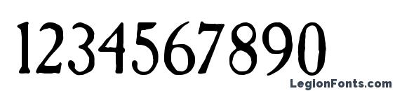 Caslon Antique Regular Font, Number Fonts
