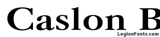 Caslon Bold.001.001 Font