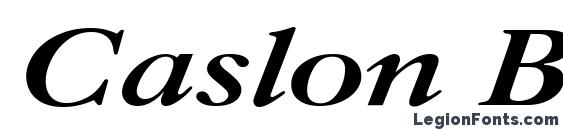Caslon Bold Italic.001.001 Font