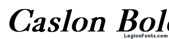 Caslon Bold Italic font, free Caslon Bold Italic font, preview Caslon Bold Italic font