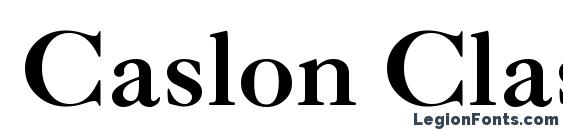Caslon Classico Bold font, free Caslon Classico Bold font, preview Caslon Classico Bold font