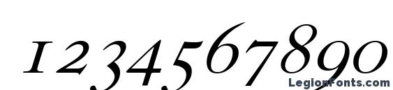 Caslon Classico Italic Font, Number Fonts