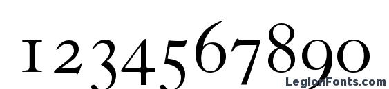 Caslon Classico Font, Number Fonts