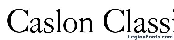 Caslon Classico font, free Caslon Classico font, preview Caslon Classico font