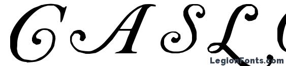 Caslon Initials Font, Serif Fonts