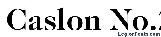 Caslon No.224 Bold BT Font, Serif Fonts