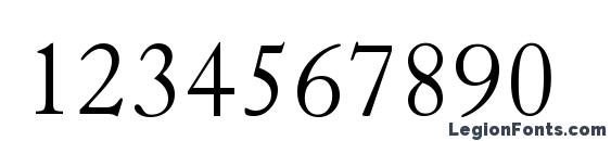 Caslon Old Face BT Font, Number Fonts