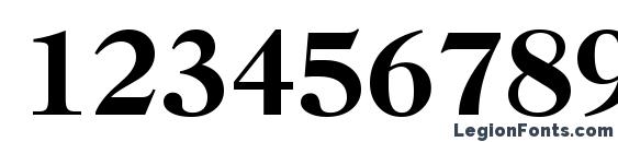 Caslon Old Face Heavy BT Font, Number Fonts