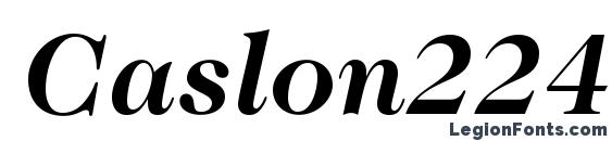 Caslon224Std BoldItalic font, free Caslon224Std BoldItalic font, preview Caslon224Std BoldItalic font