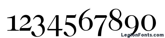 Caslon335Smc Regular Font, Number Fonts