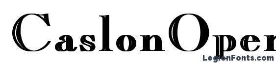 шрифт CaslonOpenFace Bold, бесплатный шрифт CaslonOpenFace Bold, предварительный просмотр шрифта CaslonOpenFace Bold